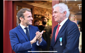 Emmanuel Macron et François Pralus